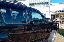 Nissan Pathfinder R51 2005–2014 Deflektory okien (4 ks, HIC) fotografia 7