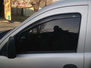 Opel Combo 2002–2012 Vkladané okenné deflektory (2 ks, HIC) fotografia 3