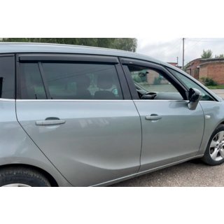Deflektory okien (4 ks, HIC) Opel Zafira C Tourer 2011–2019 fotografia 3