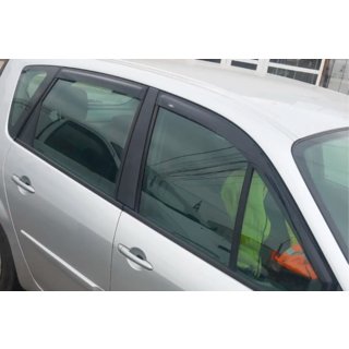 Deflektory okien (4 ks, HIC) Renault Scenic/Grand 2003–2009 fotografia 3