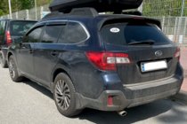 Subaru Legacy 2014–2019 Okenné deflektory s chrómovou lištou (4 ks, HIC) fotografia 2