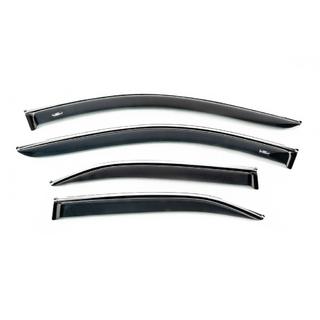 Okenné deflektory s chrómovou lištou (USA, 4 ks, HIC) Toyota Camry 2006–2011 fotografia 1