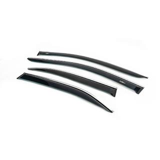 Okenné deflektory s chrómovou lištou (USA, 4 ks, HIC) Toyota Camry 2006–2011 fotografia 2