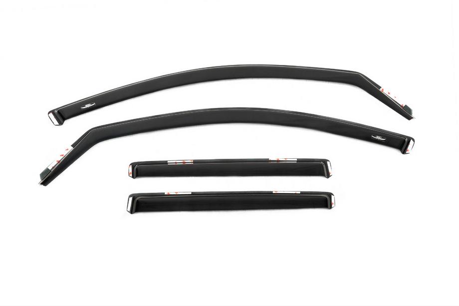 Volkswagen Tiguan 2007–2016 Vkladané deflektory okien (4 ks, HIC) Image