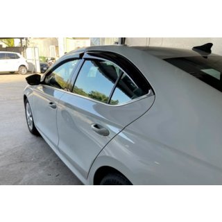 Okenné deflektory Liftback (4 ks, HIC) Skoda Octavia IV A8 2020– fotografia 2