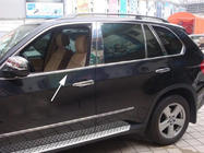 BMW X5 E70 2007–2013 Kompletné okenné lišty (nerez) fotografia 1