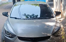 Hyundai Elantra (MD/UD) 2011–2015 Kryty zrkadiel bez výrezu pre smerovku BMW-style (2 ks) fotografia 5
