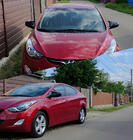 Hyundai Elantra (MD/UD) 2011–2015 Kryty zrkadiel bez výrezu pre smerovku BMW-style (2 ks) fotografia 1