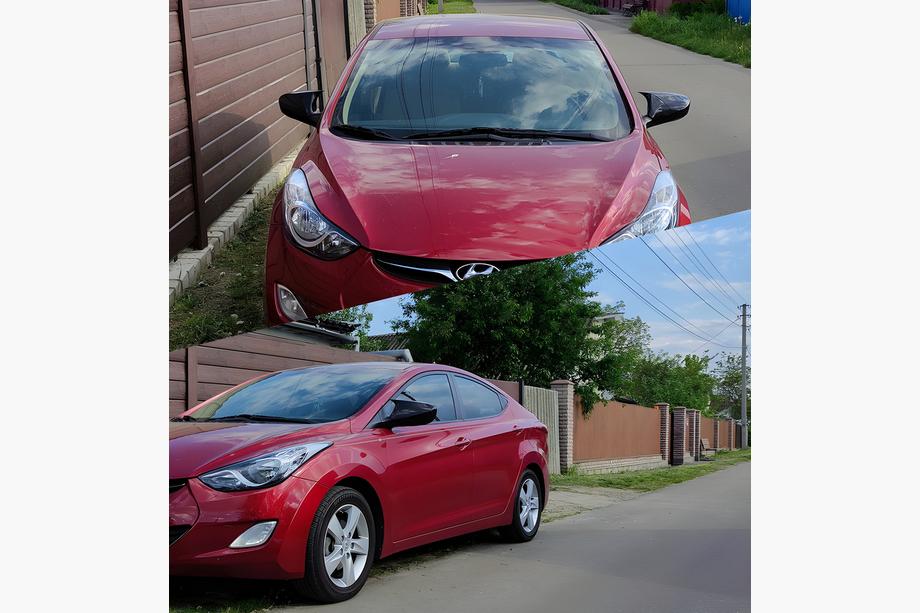 Hyundai Elantra (MD/UD) 2011–2015 Kryty zrkadiel bez výrezu pre smerovku BMW-style (2 ks) Image