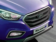 Hyundai IX-35 2010–2015 Chrómové kryty hmloviek pre čínsku verziu (2 ks) fotografia 5