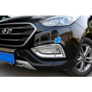 Chrómové kryty hmloviek pre čínsku verziu (2 ks) Hyundai IX-35 2010–2015 fotografia 1