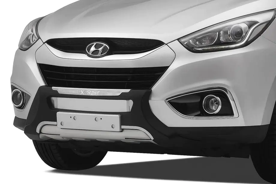 Hyundai IX-35 2010–2015 Plastový predný lip spojler V4 Image