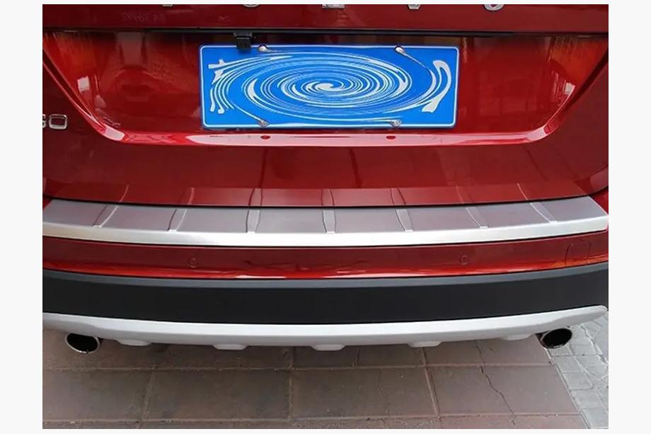 Volvo XC60 2009–2017 Ochranná lišta zadného nárazníka Libao (2014-2017, nerez) Image