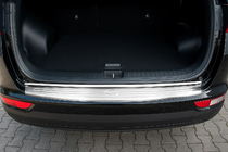 Kia Sportage 2015–2021 Nerezová lišta na zadný nárazník Libao 2015-2018 (nerez) fotografia 1