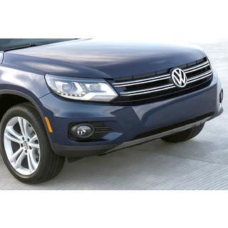 Predný lip spojler predného nárazníka 2007-2010 (nerez) Volkswagen Tiguan 2007–2016 fotografia 1