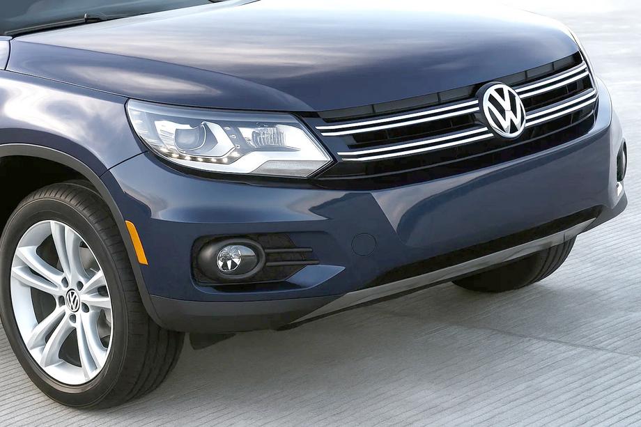 Volkswagen Tiguan 2007–2016 Predný lip spojler predného nárazníka 2007-2010 (nerez) Image