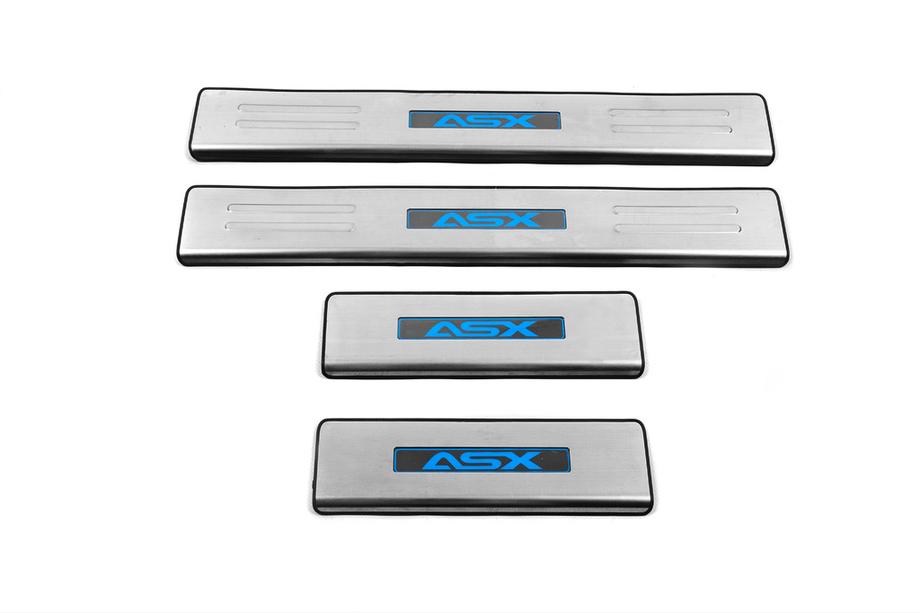 Mitsubishi ASX 2010–2023 Libao LED prahové lišty (4 ks, nerez) Image