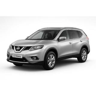 Integrované strešné lyžiny sivé OEM (pre X-trail, hliník, montáž lepením) Nissan X-trail T32/Rogue 2014–2021 fotografia 3