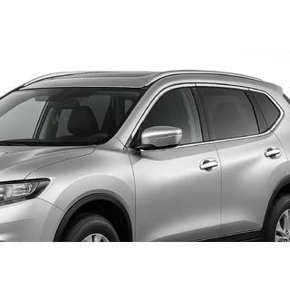 Integrované strešné lyžiny sivé OEM (pre X-trail, hliník, montáž lepením) Nissan X-trail T32/Rogue 2014–2021 fotografia 1