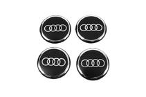 Audi Nálepky na stredové krytky 54 mm (4 ks) fotografia 1