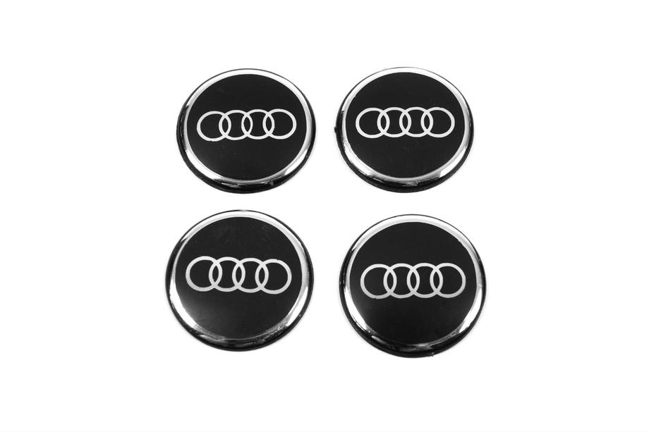 Audi Nálepky na stredové krytky 54 mm (4 ks) Image