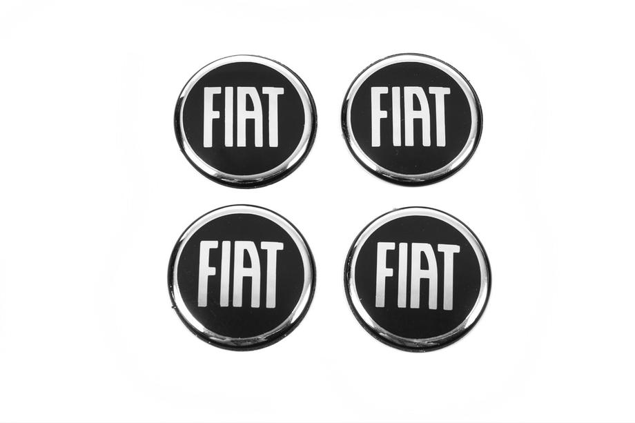 Fiat Nálepky na stredové krytky 54 mm (4 ks) Image