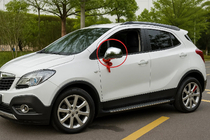 Opel Mokka 2012–2021 Libao chrómové kryty zrkadiel (2 ks, plast) fotografia 3