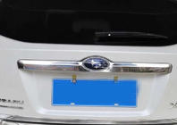Subaru XV 2011–2017 Libao lišta nad ŠPZ (nerez) fotografia 1