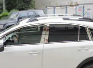 Subaru XV 2011–2017 Lišty dverových stĺpikov Libao (4 ks, plast) fotografia 1