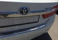 Toyota Camry 2011–2017 Libao nerezová lišta na zadný nárazník fotografia 2