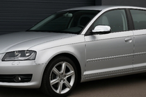 Audi A3 2003–2012 Kryty spätných zrkadiel 2010-2012 (2 ks, nerez) fotografia 3