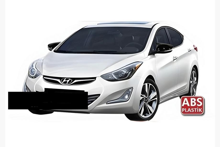 Hyundai I-30 2012–2017 Kryty zrkadiel s výrezom pre smerovku BMW-style (2 ks) Fotografia 5