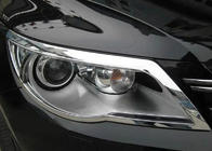 Volkswagen Tiguan 2007–2016 Libao chrómové kryty predných svetiel 2007-2011 (2 ks, plast) fotografia 1