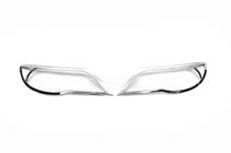 Volkswagen Tiguan 2007–2016 Libao chrómové kryty predných svetiel 2007-2011 (2 ks, plast) fotografia 3
