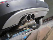Volkswagen Tiguan 2007–2016 Zadný difúzor 2007-2010 (nehrdzavejúca oceľ) fotografia 4