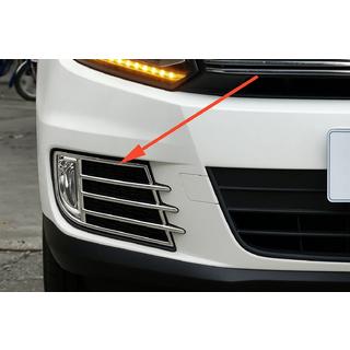 Chrómové kryty hmloviek Libao 2011-2016 pre Азіату (2 ks, plast) Volkswagen Tiguan 2007–2016 fotografia 1
