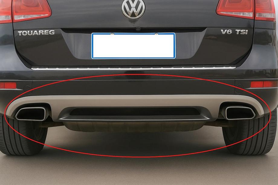 Volkswagen Touareg 2010–2018 Zadný difúzor V2 Image