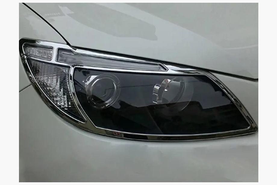 BYD S6 2010–2016 Libao chrómové kryty svetlometov (2 ks, plast) Image