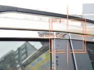 BYD S6 2010–2016 Kompletné okenné lišty Libao (nehrdzavejúca oceľ) fotografia 3