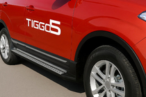 Chery Tiggo 5 2013– OEM bočné nášľapy (2 ks., hliník) fotografia 2