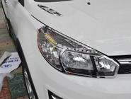 GreatWall Haval M4 2012–2021 Libao chrómové kryty svetlometov (2 ks, plast) fotografia 1