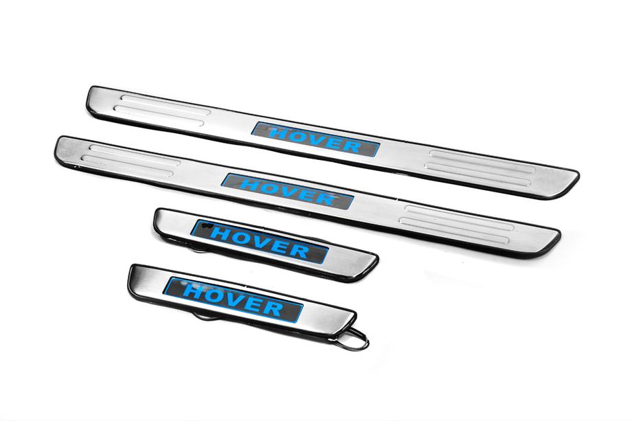 GreatWall Haval M4 2012–2021 Libao LED kryty prahov 2012+ (4 ks, nerez) Image