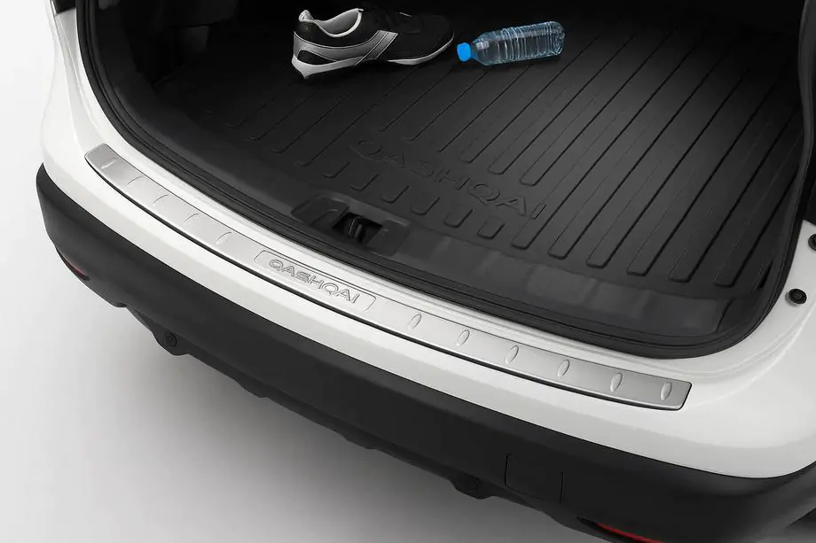 Nissan Qashqai 2014–2021 Ochranná lišta zadného nárazníka Libao (2014-2017, nerez) Image