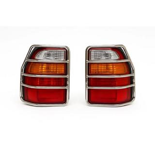 Chrómové ochranné kryty zadných svetiel (pre Land Cruiser 105) Toyota Land Cruiser 100 1998–2007 fotografia 1