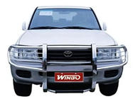 Toyota Land Cruiser 100 1998–2007 WINBO predný ochranný rám (bullbar) s ochranou (nerez) fotografia 4