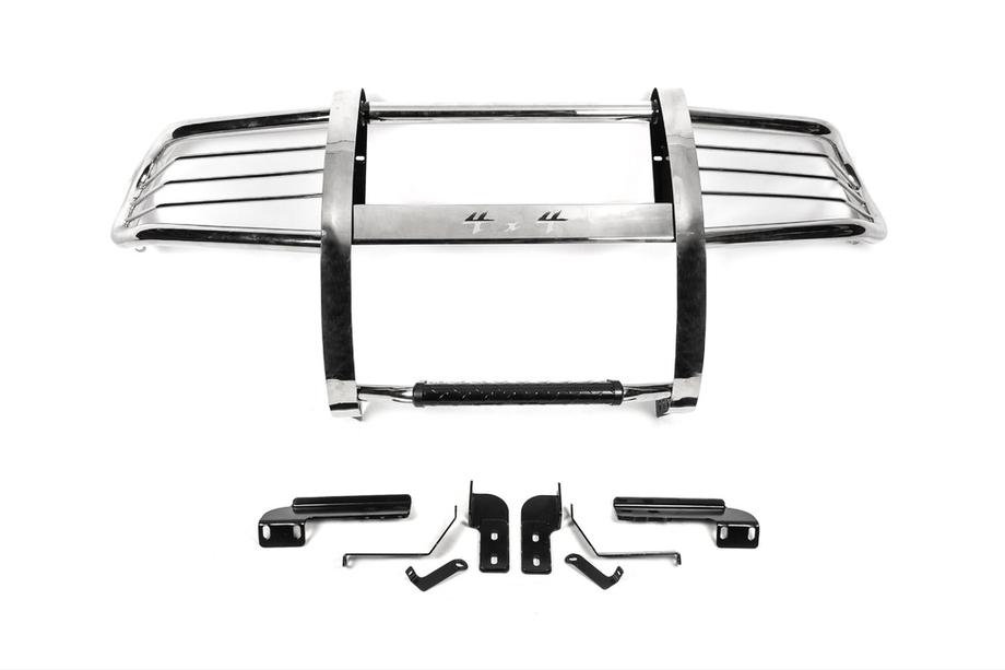 Toyota Land Cruiser 100 1998–2007 WINBO predný ochranný rám (bullbar) s ochranou (nerez) Image