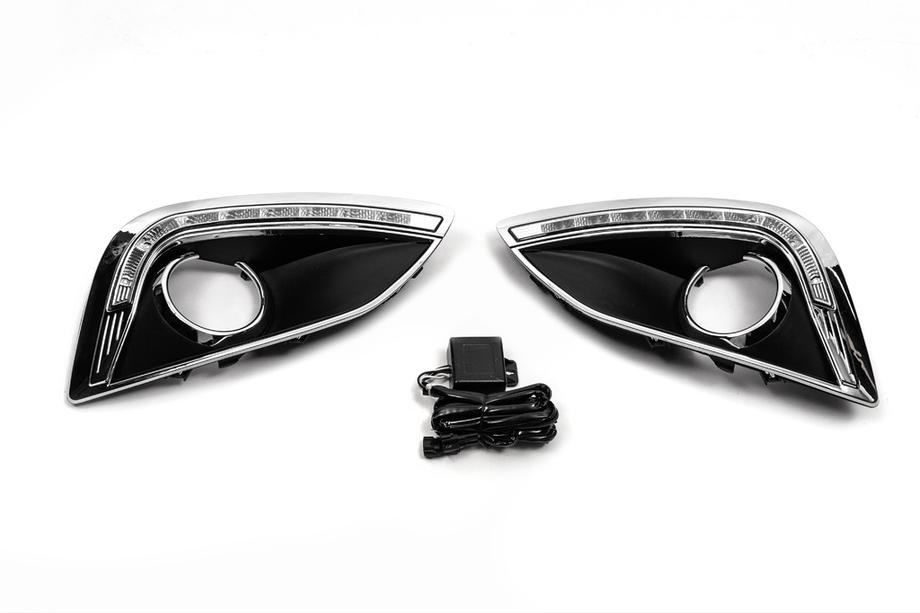 Hyundai IX-35 2010–2015 Vložky do hmloviek (2 ks, s LED) Image