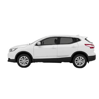 Chrómové lišty dverí Libao V2 (4 ks) Nissan Qashqai 2014–2021 fotografia 4