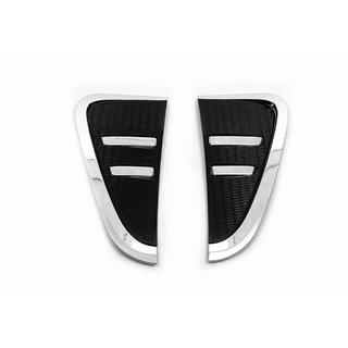 Kryty bočných vetracích mriežok chróm/čierne (2 ks) BMW X5 F15 2013–2018 fotografia 1