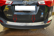 Toyota Rav 4 2013–2018 Lišta hrany kufra Libao V1 (2013-2016, nerez) fotografia 1